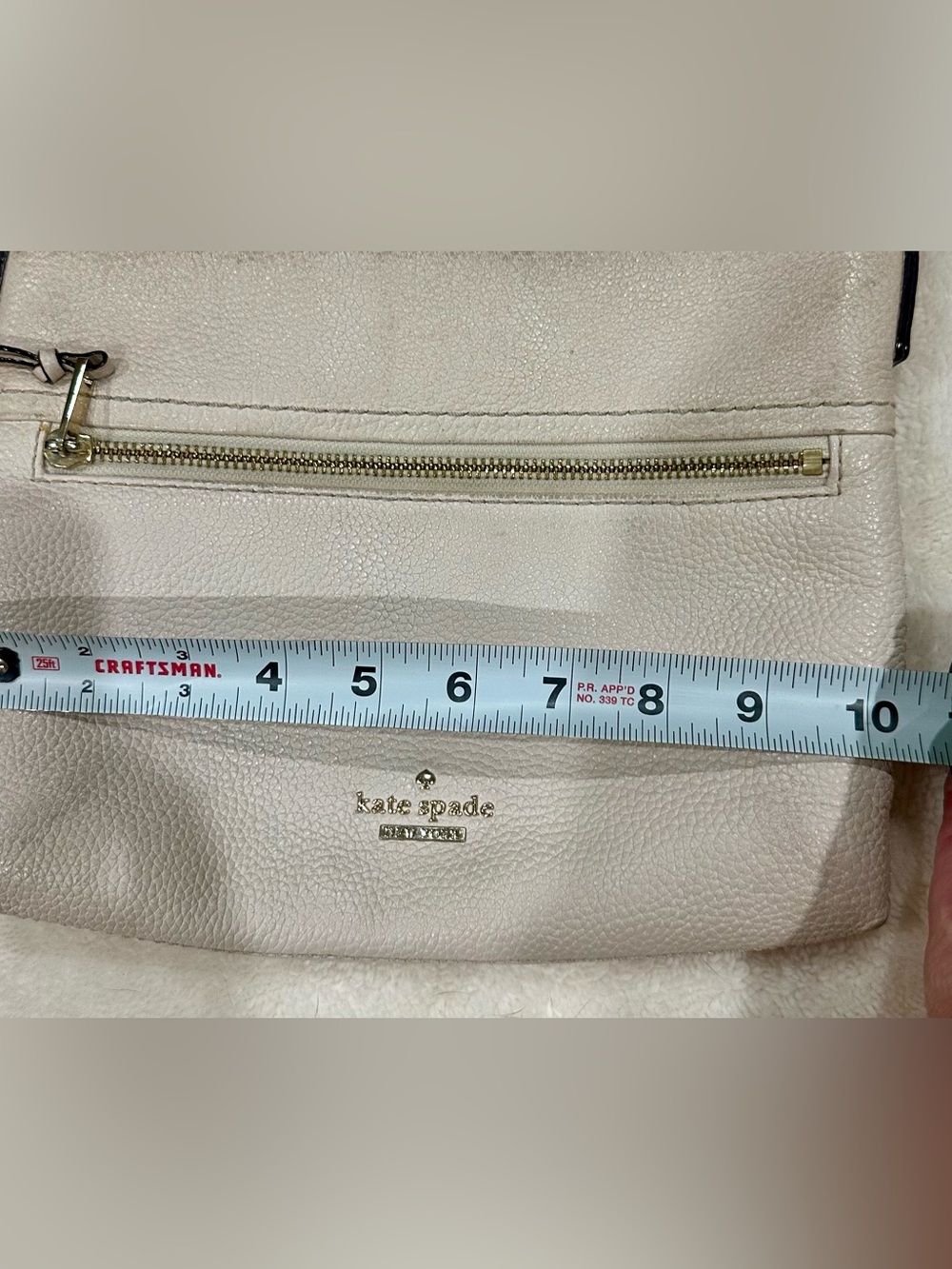 Kate Spade Ivory Crossbody Purse Great Condition!✨ - Picture 11 of 12